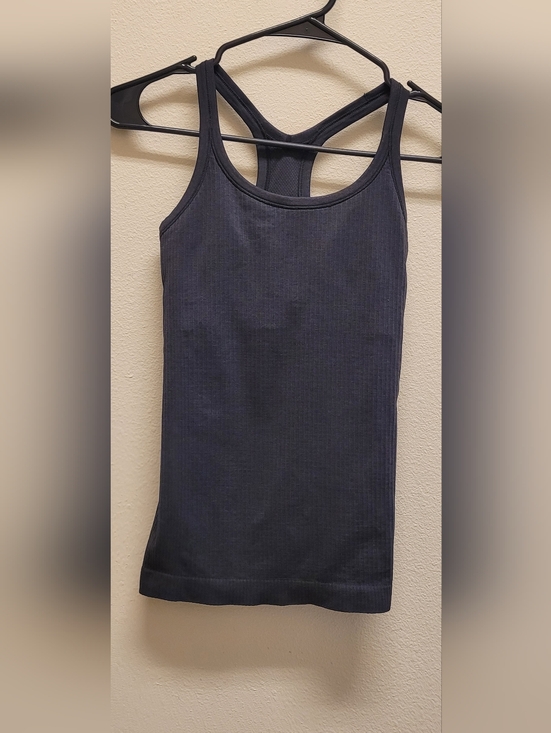 lululemon athletica Tops - Lululemon Ebb Black Tank top Ribbed Racerback XS Teen